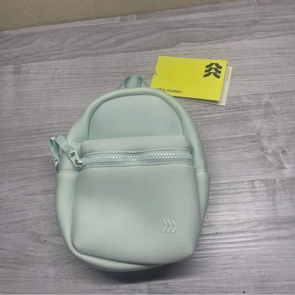 All in Motion Neoprene Mini Backpack Light Mint Green Water-Resistant New